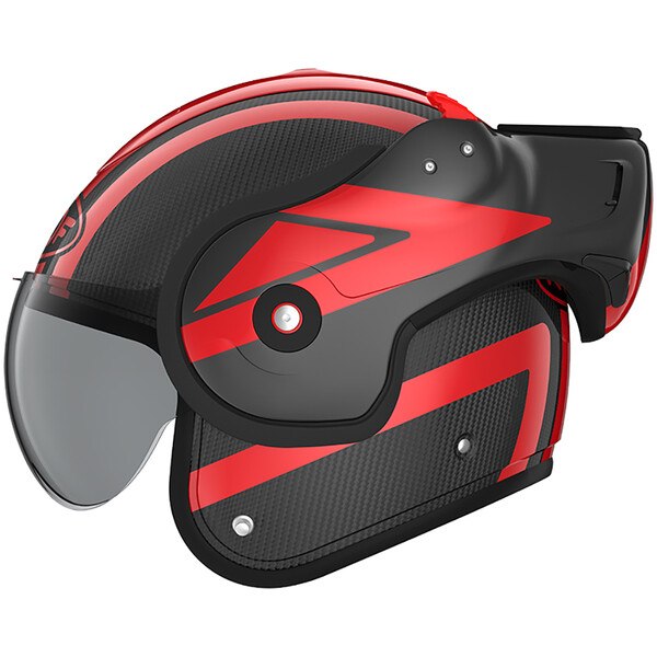 Roof - Casque Boxxer Carbon Dart Noir / Rouge