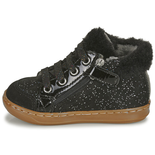 Shoo Pom - BOUBA ZIP HAIR - Noir / Doré