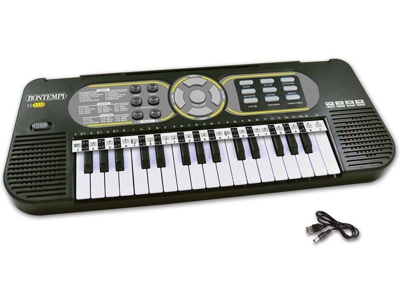 Bontempi Musikinstrument Digital Keyboard 32 Midi-Tasten Instrument für die Schule