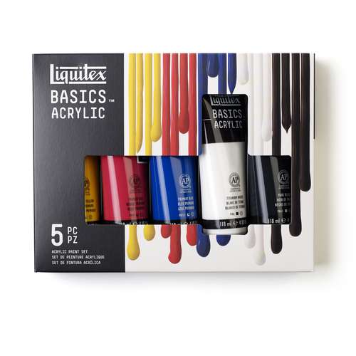 Liquitex® BASICS™ Acrylfarben Primär-Set