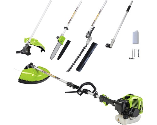 Zipper ZI-GPS 182J tuinverzorgingsset inclusief accessoires: snoeischaar, bosmaaier, trimmer, heggenschaar