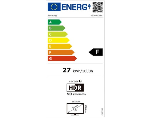 SAMSUNG - TV LED Full HD 80 cm TU32F6005