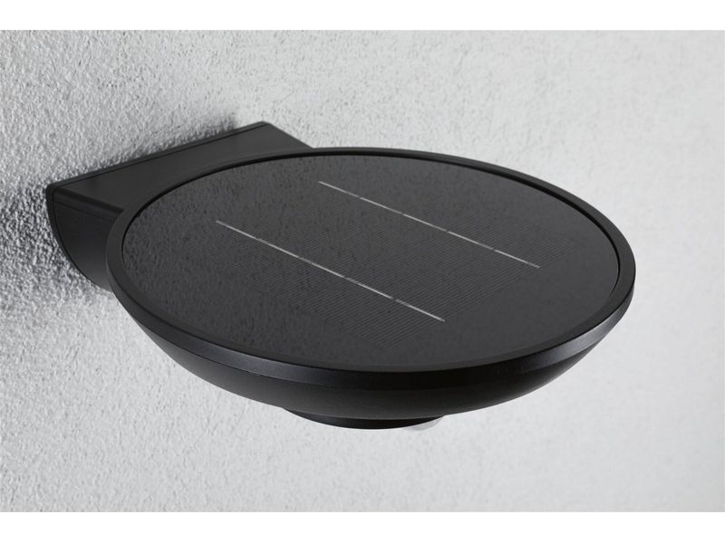 Paulmann Solar LED Aussenwandleuchte Bordola, Anthrazit Aussenwandleuchte mit Bewegungsmelder
