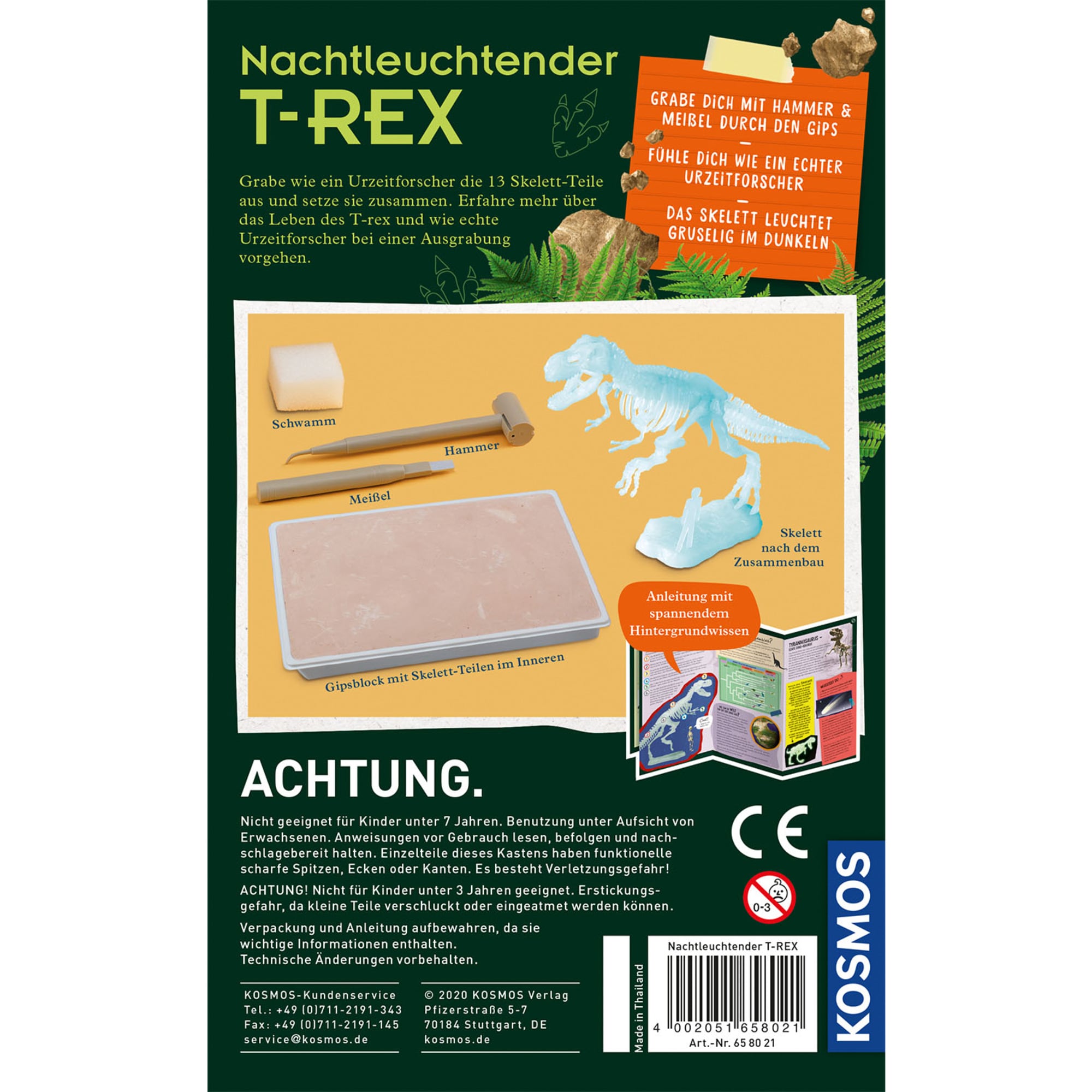 Kosmos Experimentierkasten Nachtleuchtender T-REX