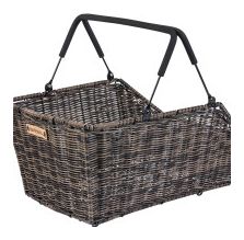 BASIL Panier À Vélo Cento Rattan Look Multi System 49 X 34 X 26 Cm - Marron
