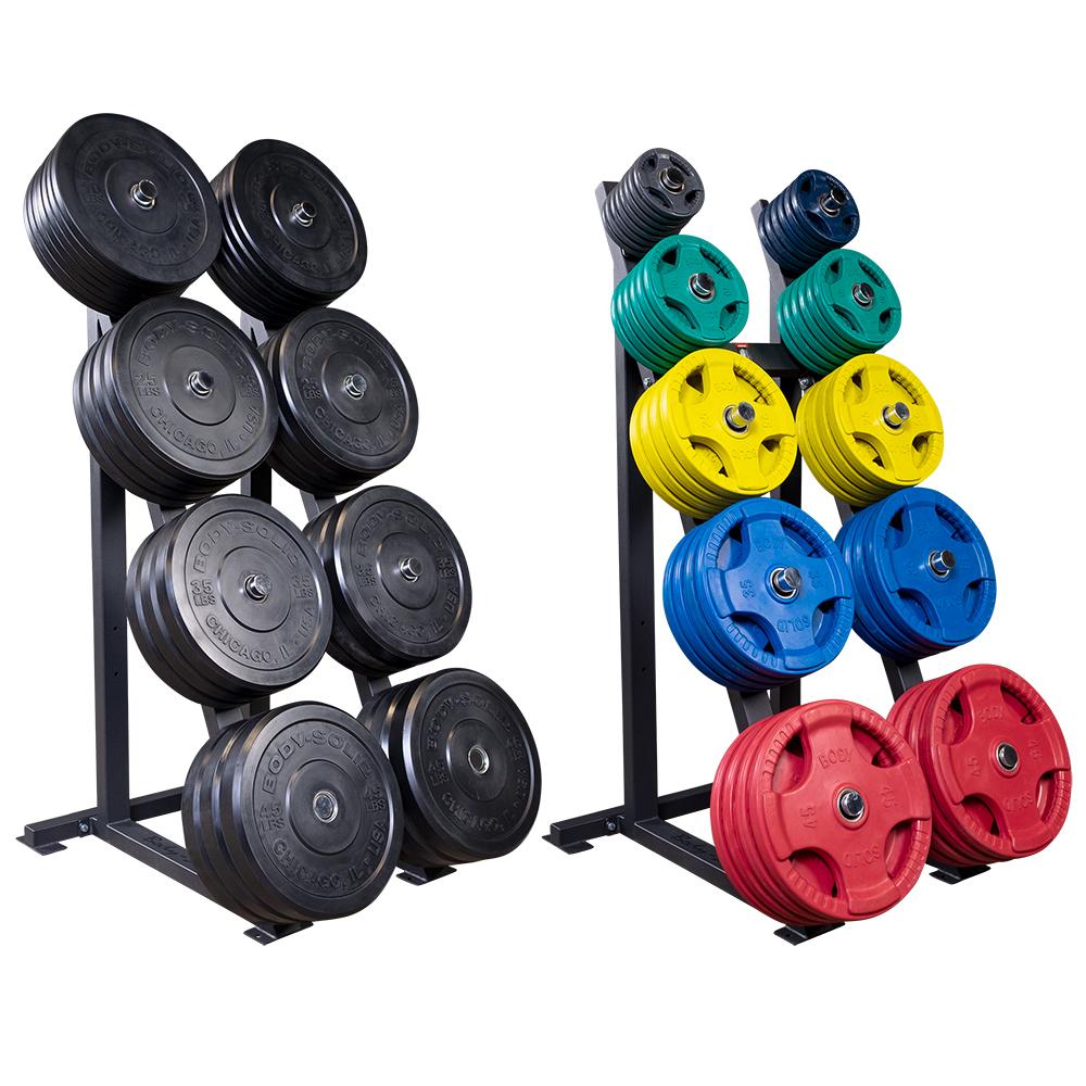 BODYSOLID High Capacity Olympic Plate Rack