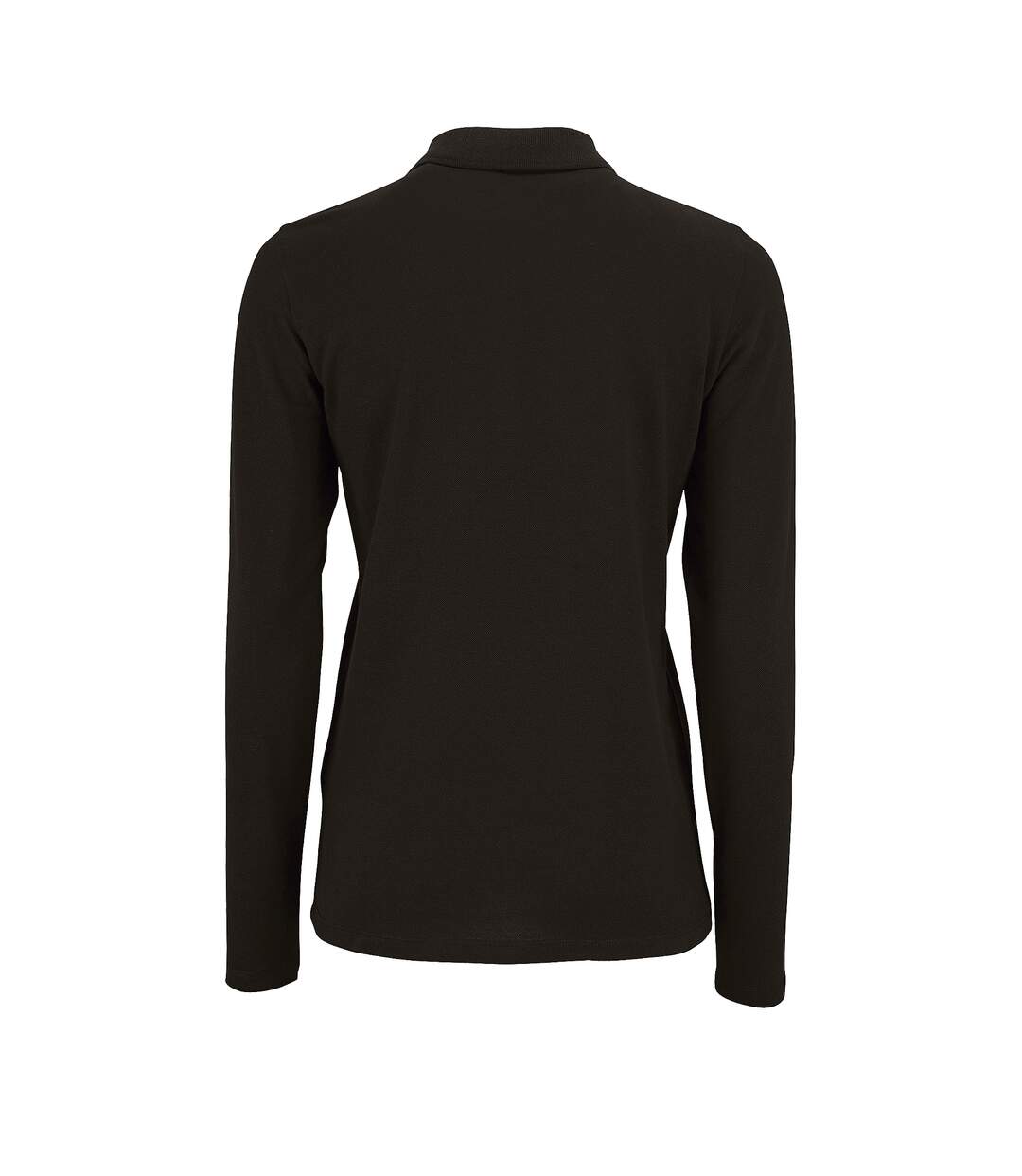SOLS - Polo manches longues PERFECT - Femme (Noir) - UTPC2908