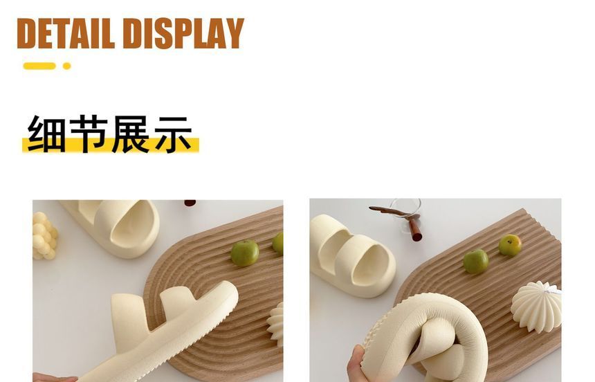 Dalli Daisy - Plateaupantoffels met bandjes