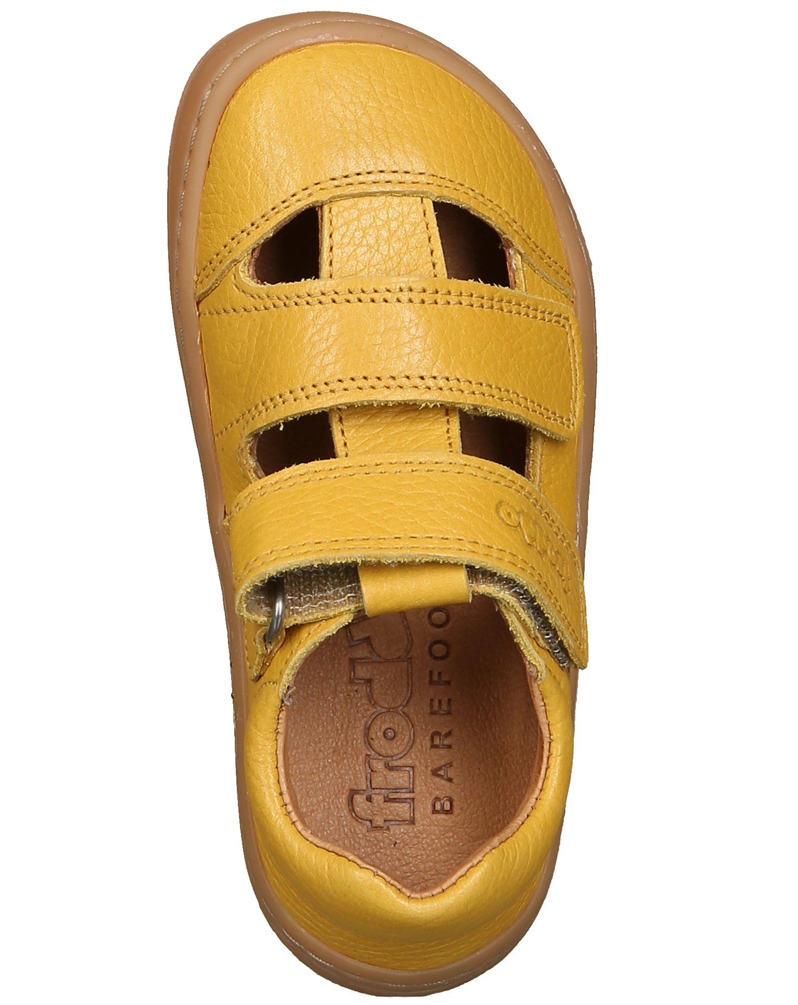 Barfuß-Sandalen D-VELCRO in yellow