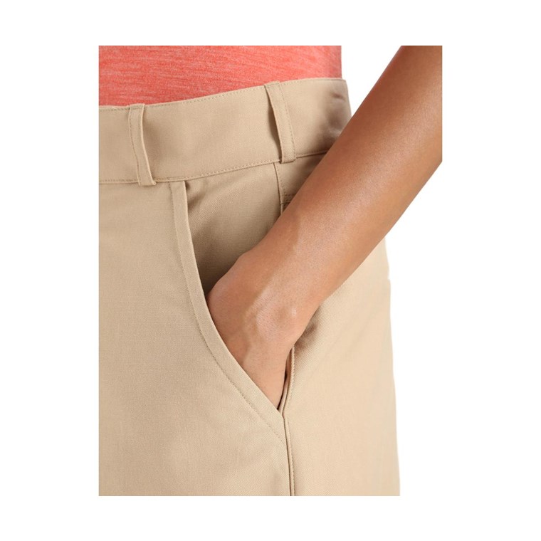 Icebreaker Hike Shorts Women Sand