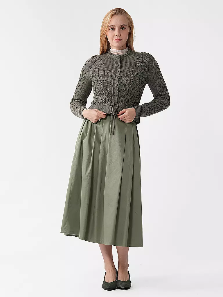 GOTTSEIDANK Trachten Strickjacke LENE  grün
