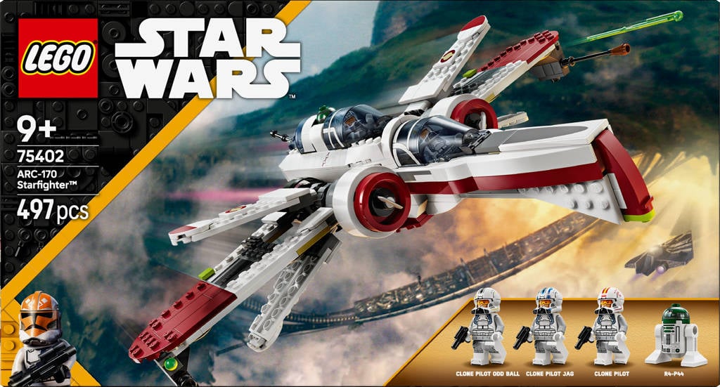Geen waar voor je geldARC-170 Starfighter™ bouwspeelgoed 75402