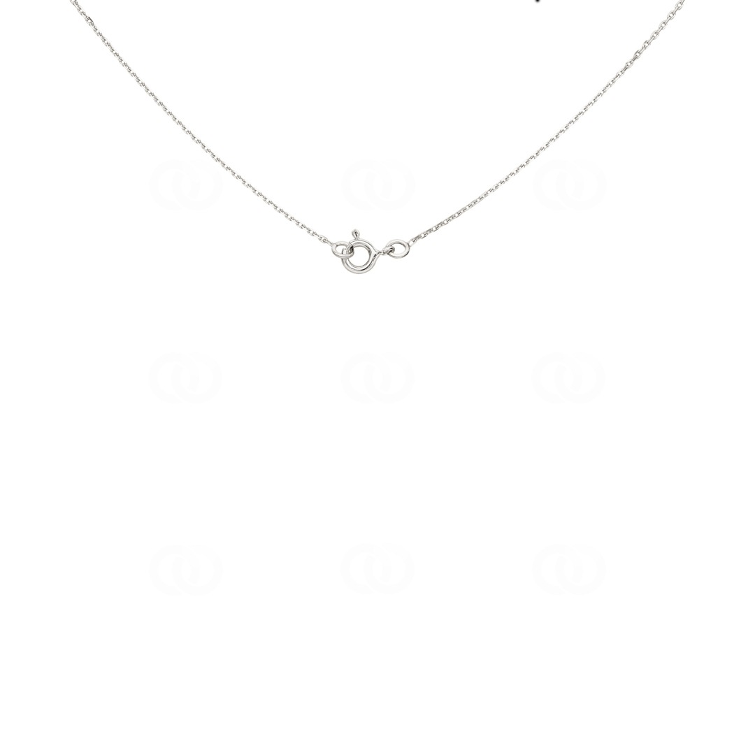 Collier 925 Silber rhodiniert Tiger 42cm
