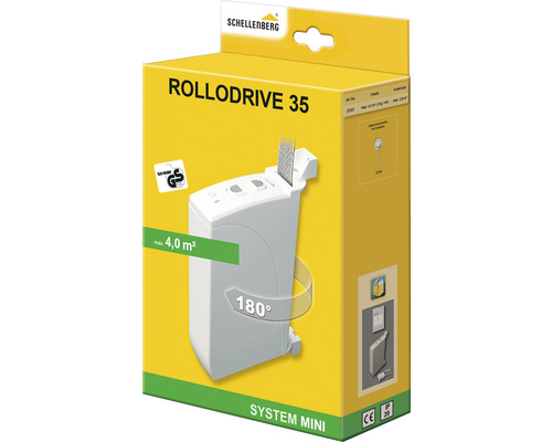 Schellenberg Rollodrive 35 bandopwinder, 22637, trekkracht 12 kg