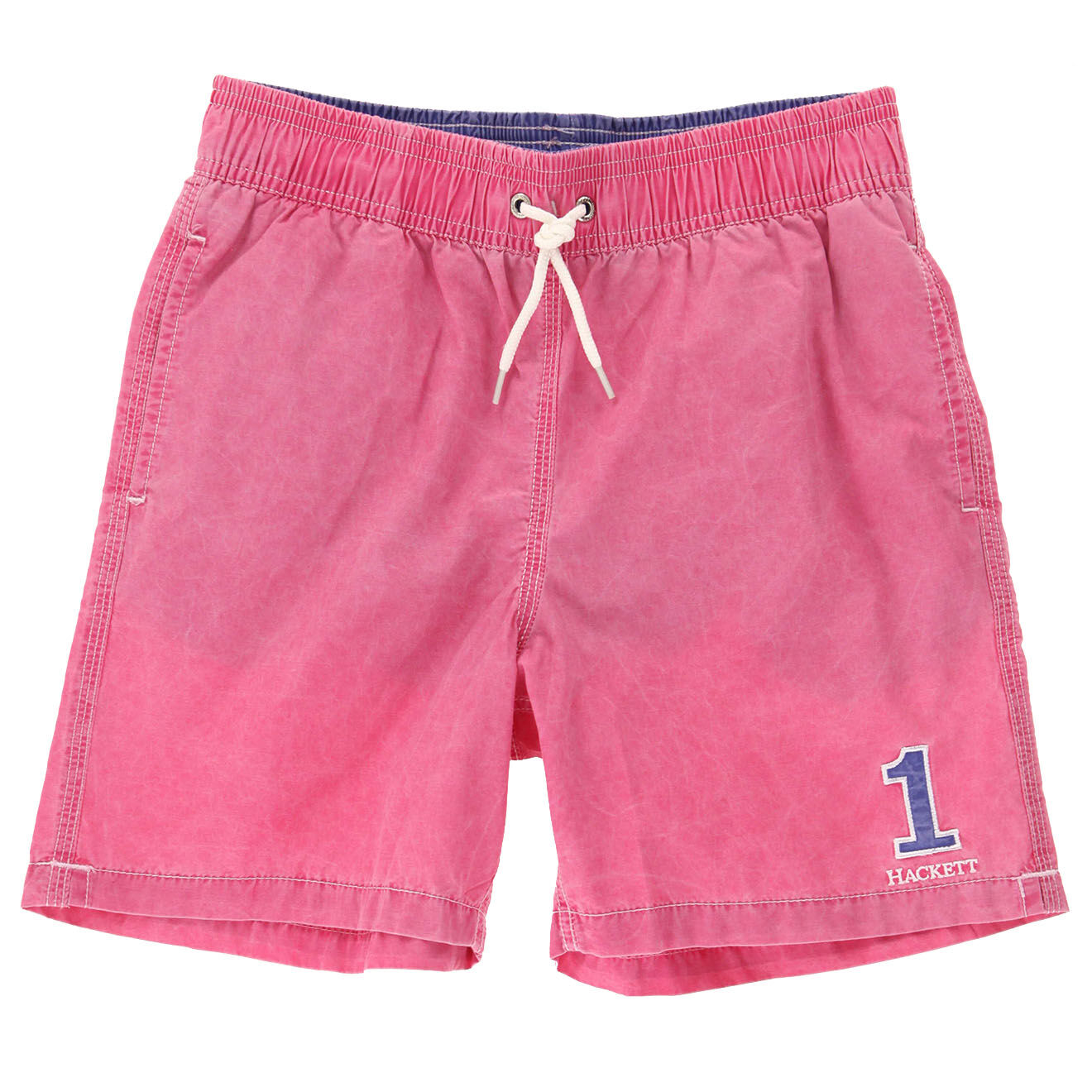 Hackett London Short de Bain Number one fuchsia