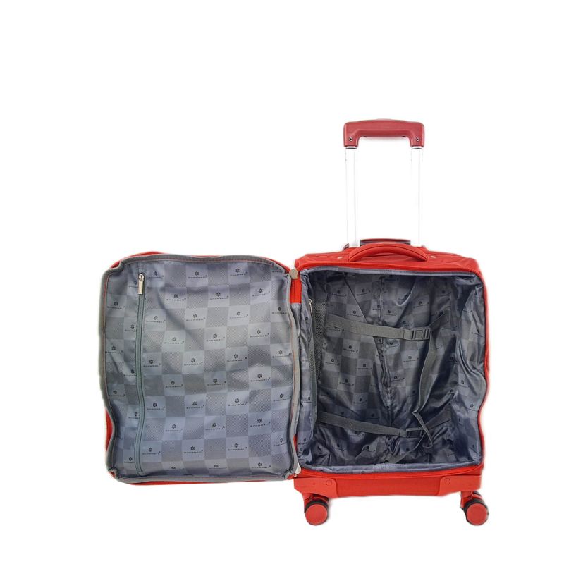 Valise cabine souple 28105A 55 cm Rouge