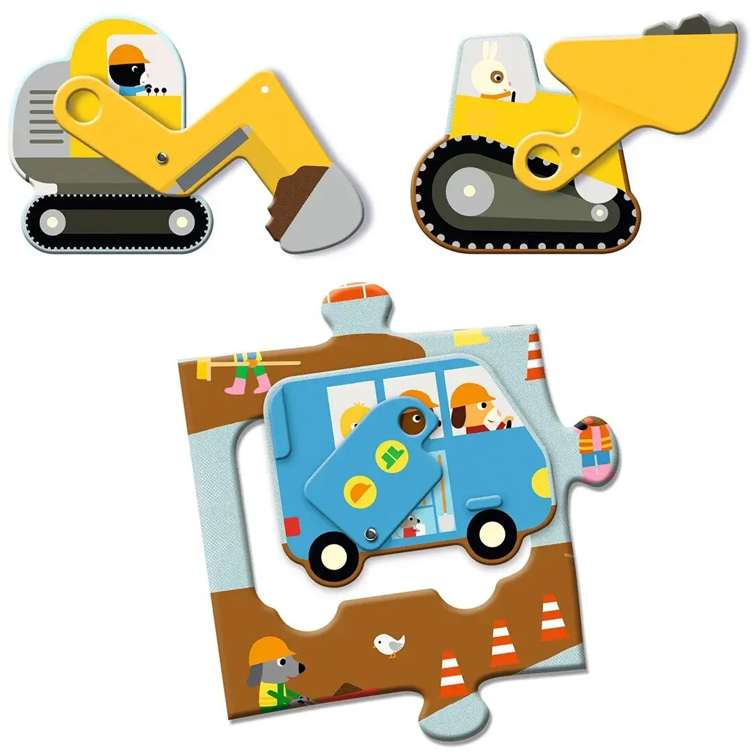 Djeco dj07167 Puzzel Bouwplaats