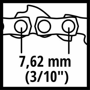Einhell ketting 15cm