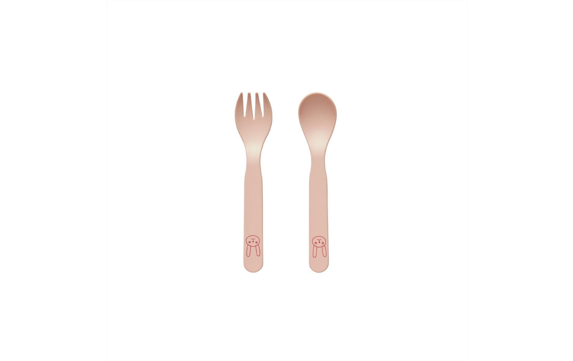 Kinderbesteckset Pullo RosaKinderbesteck