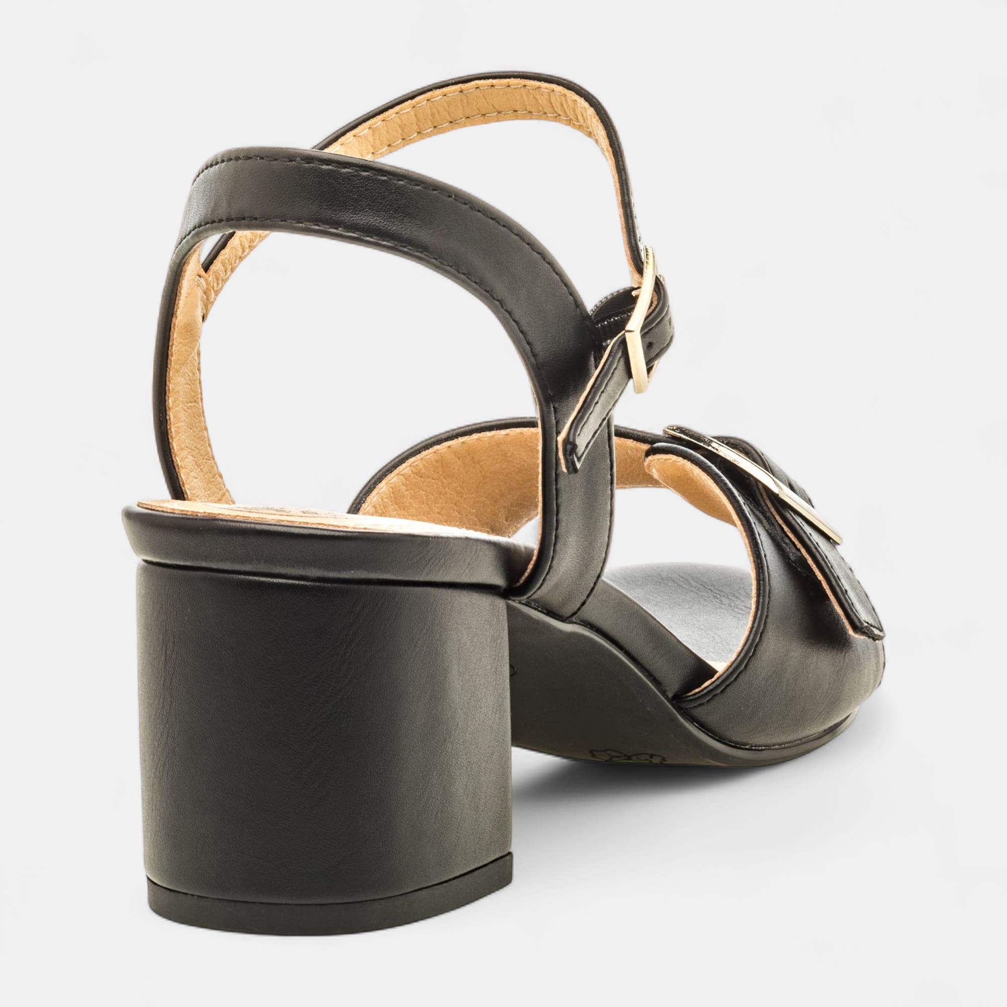 Nu-pieds à talon Femme noir