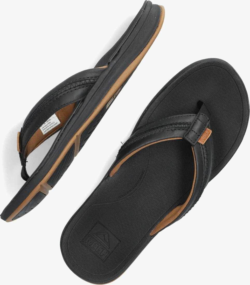 REEF zwarte reef slippers ortho coast