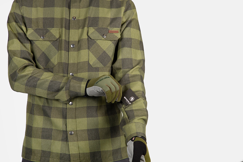 Endura Hummvee Flannel Skjorte Bottle Green