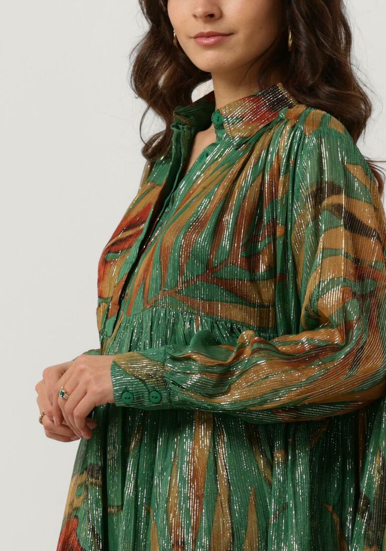 MES DEMOISELLES groene mes demoiselles mini jurk dress prudance