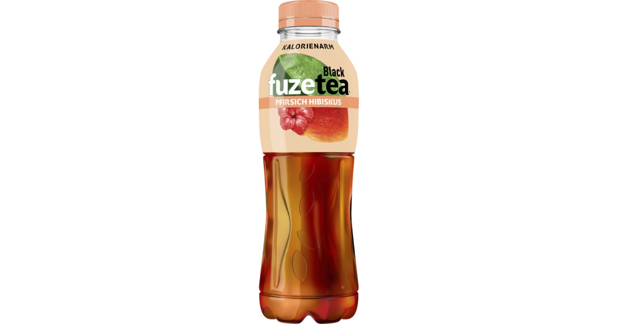 fuzetea Eistee Pfirsich-Hibiskus 0,5 Liter (Einweg)