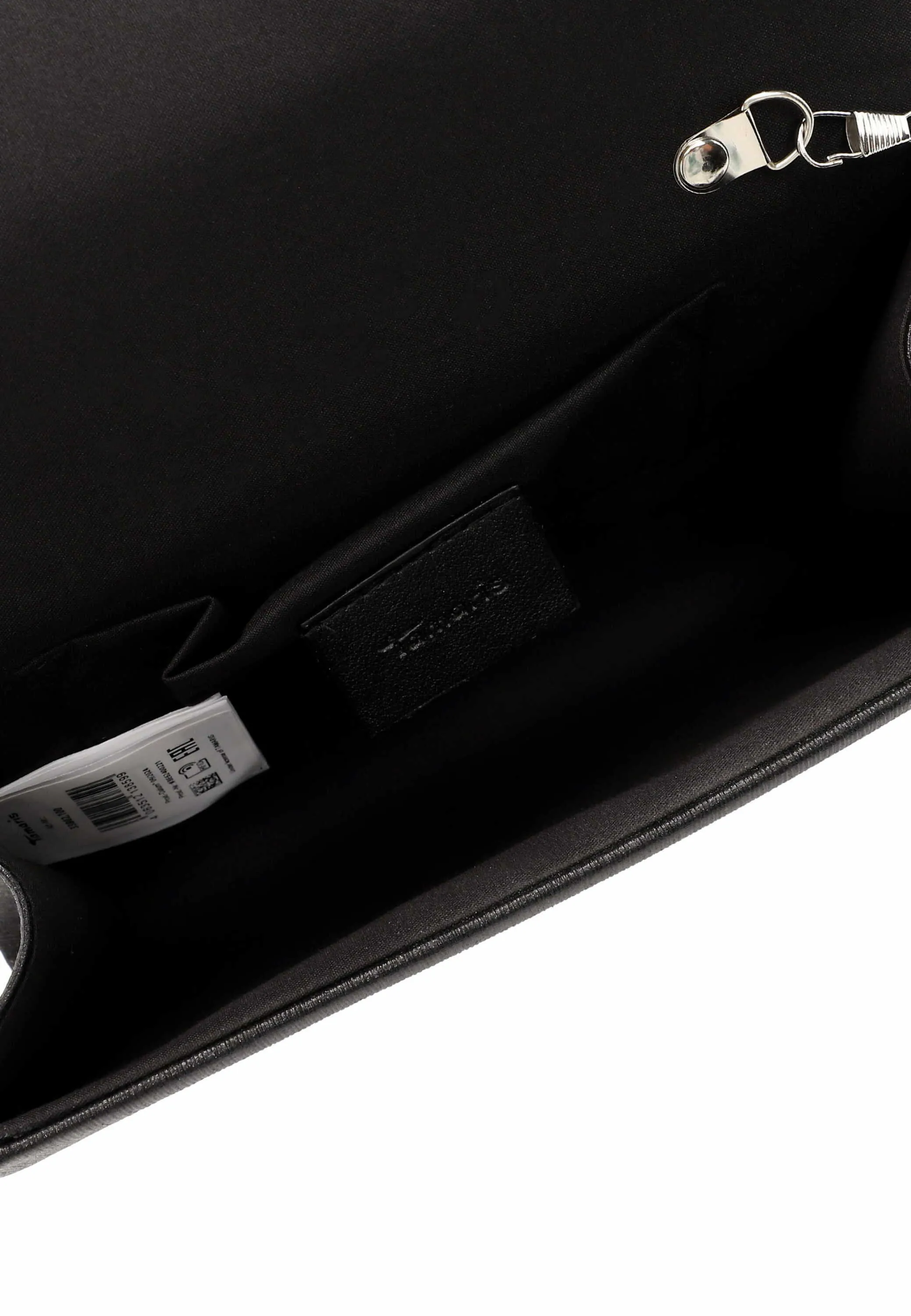 TAMARIS Clutch / Abendtasche Schwarz Lederimitat