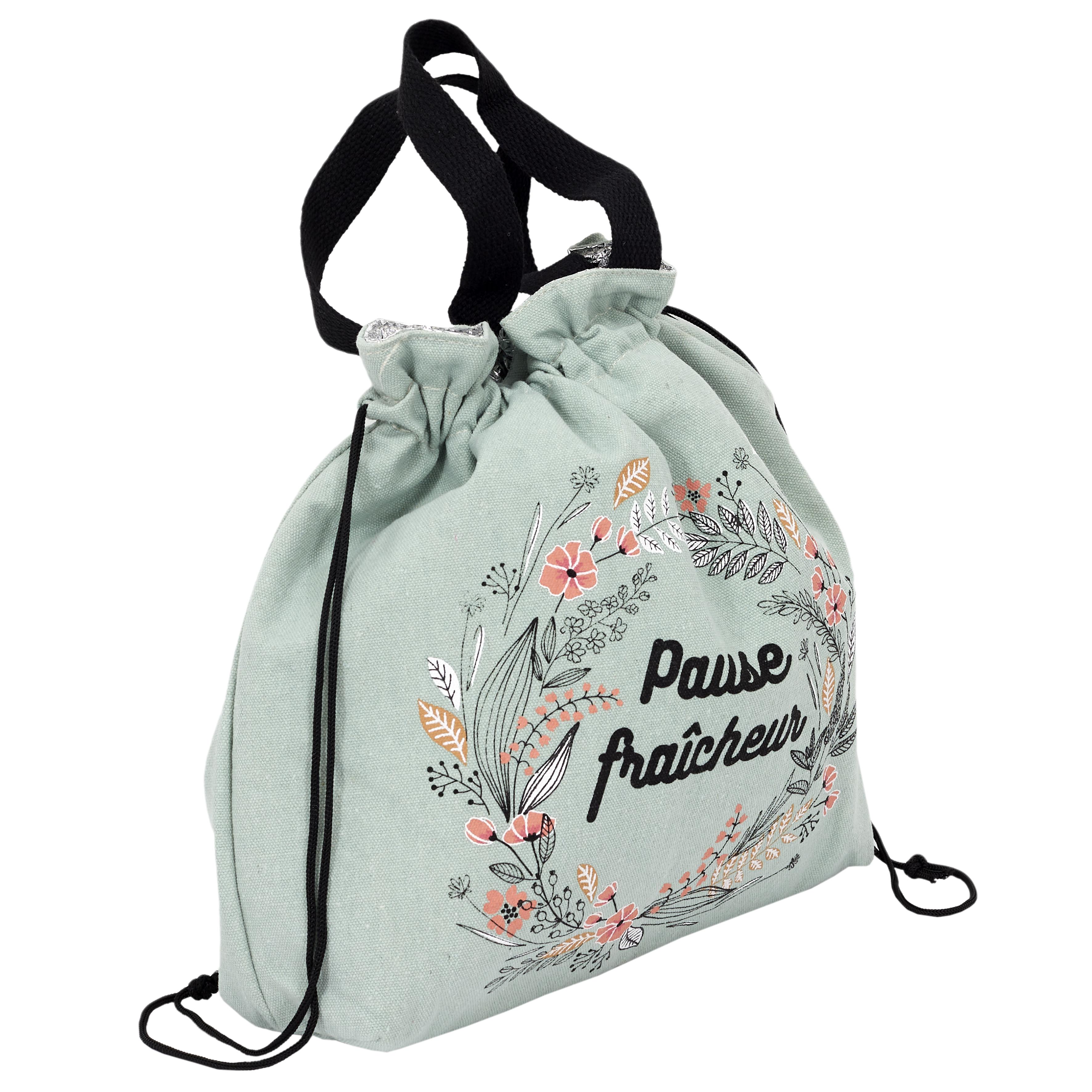 LUNCH BAG SAC FRAICHEUR TISSU 29X30CM