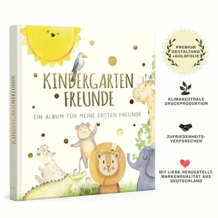 PAPERISH Kindergartenfreunde - Safari: ein Album für meine ersten Freunde (Freundebuch) von Pia Loewe