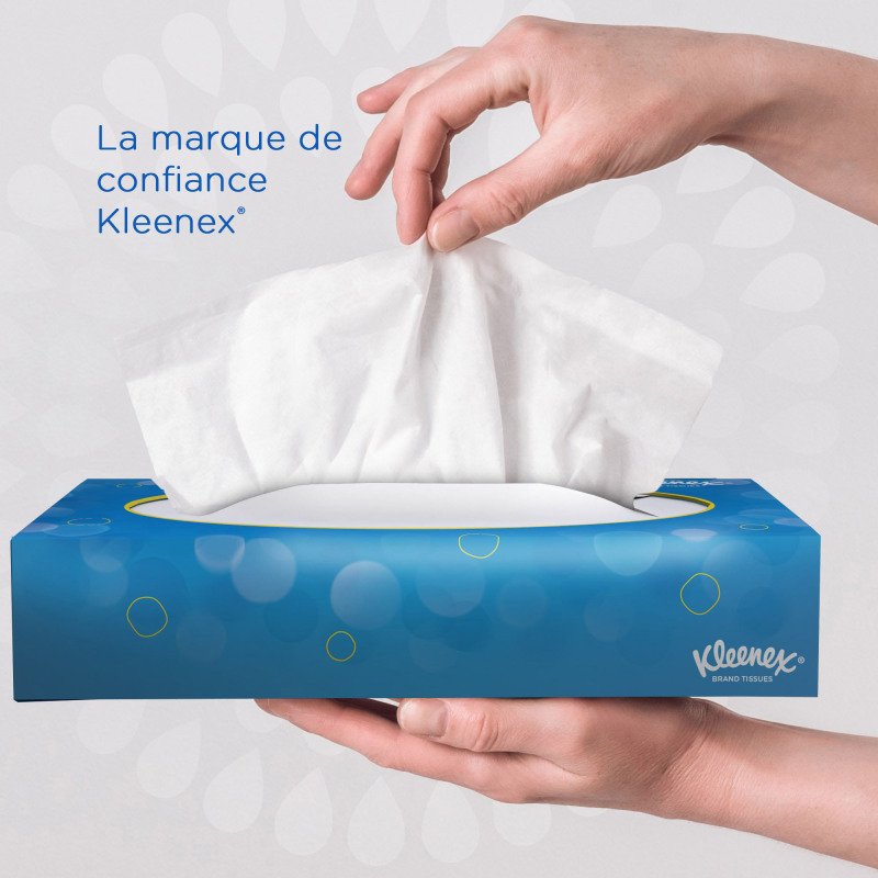 Mouchoirs triple épaisseur Kleenex - Boîte de 72