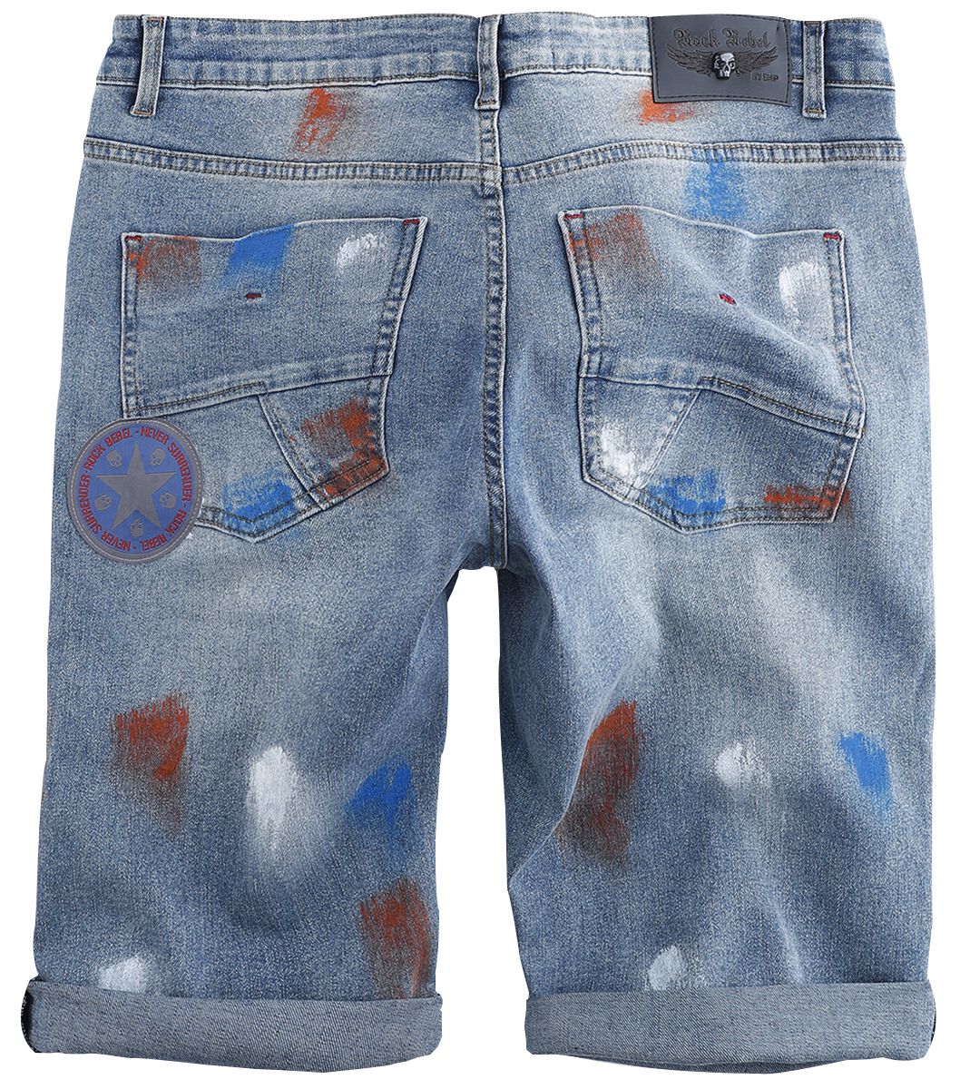 Short Délavé | Rock Rebel by EMP Short