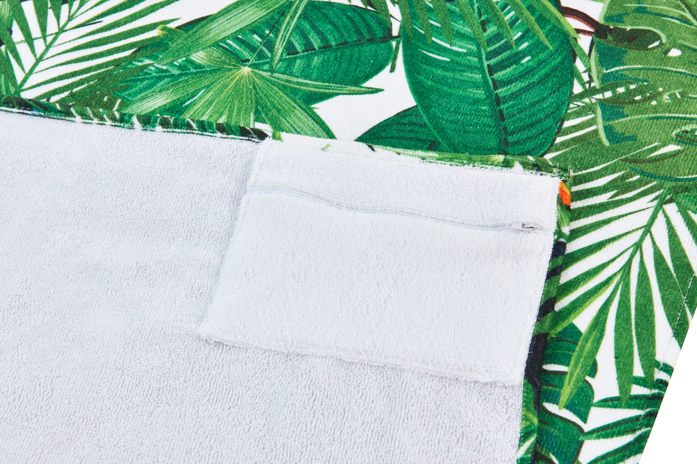 done.® Strandtuch »Tukan« mit Motiv mit Reisverschluss-Tasche für Wertgegenstände