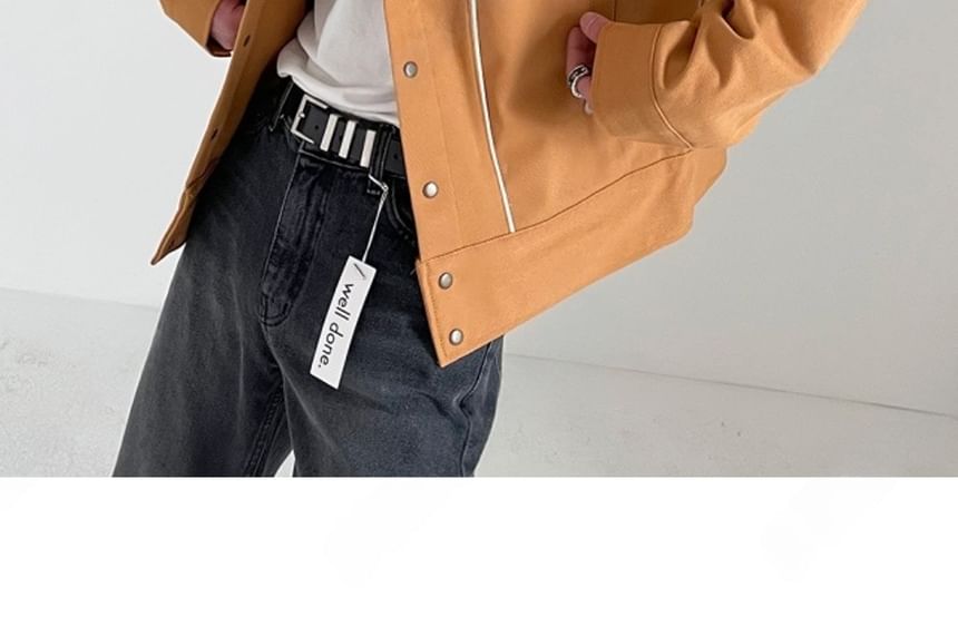 SeoulPop - Unisex contrasterende jas
