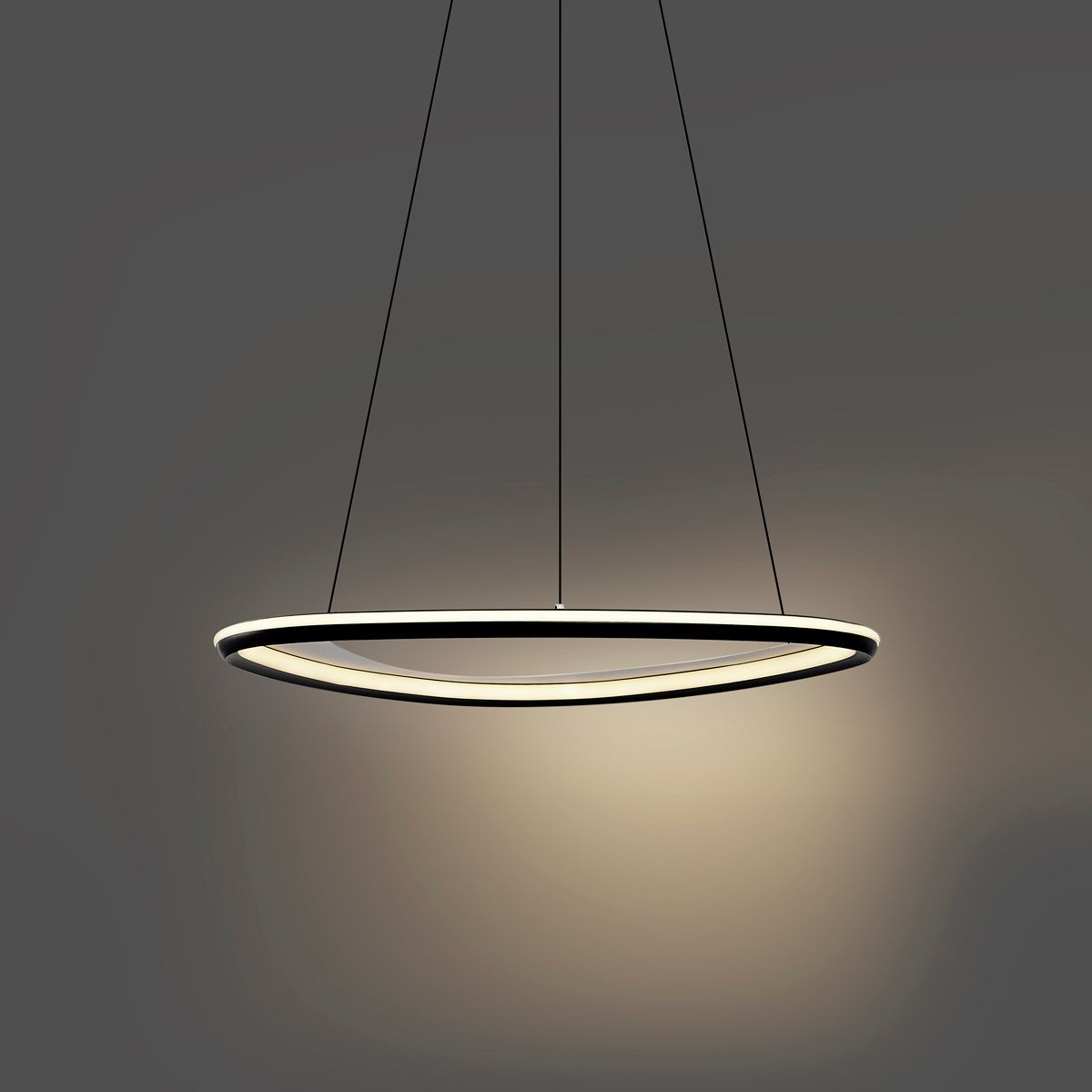 Design hanglamp zwart 3-staps dimbaar - Organico