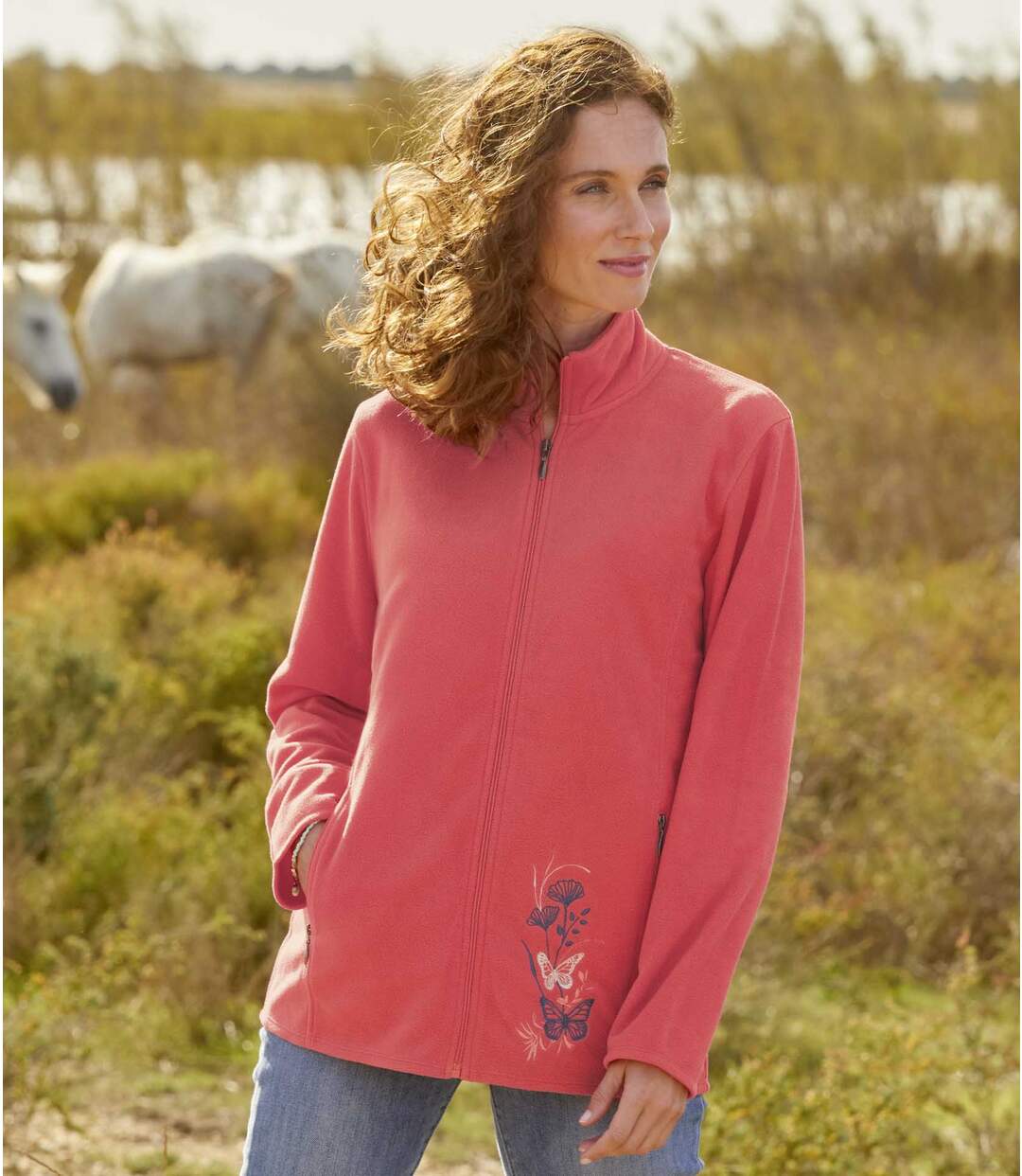 Lot de 2 Vestes Micropolaire Brodées