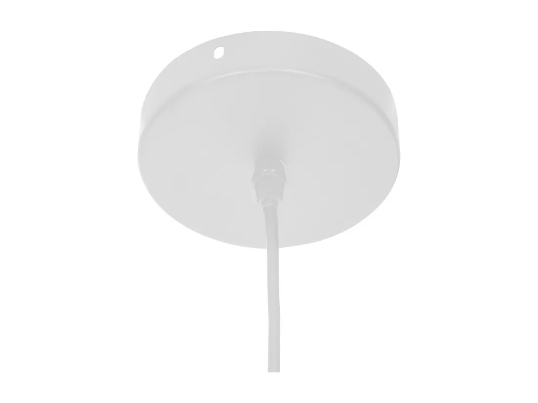 Luminaire Suspension pétales en métal et coton Beige D 72 cm