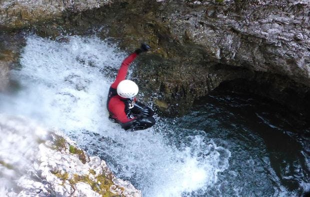 Canyoning in Schneizlreuth als Geschenk