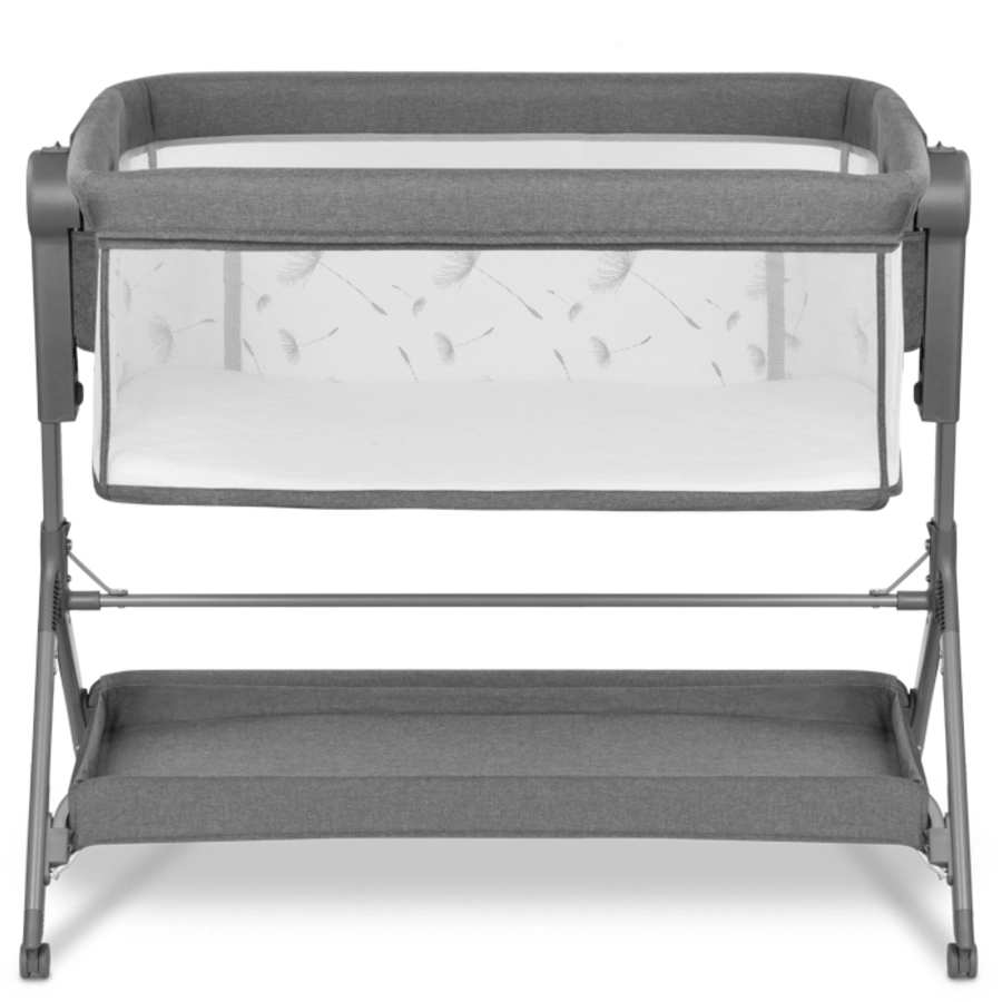 lionelo Beistellbett Leonie Plus Grey Stone
