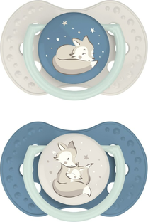 Difrax LOVI Dynamic Pacifier 0-3 Months - Boy 2ST