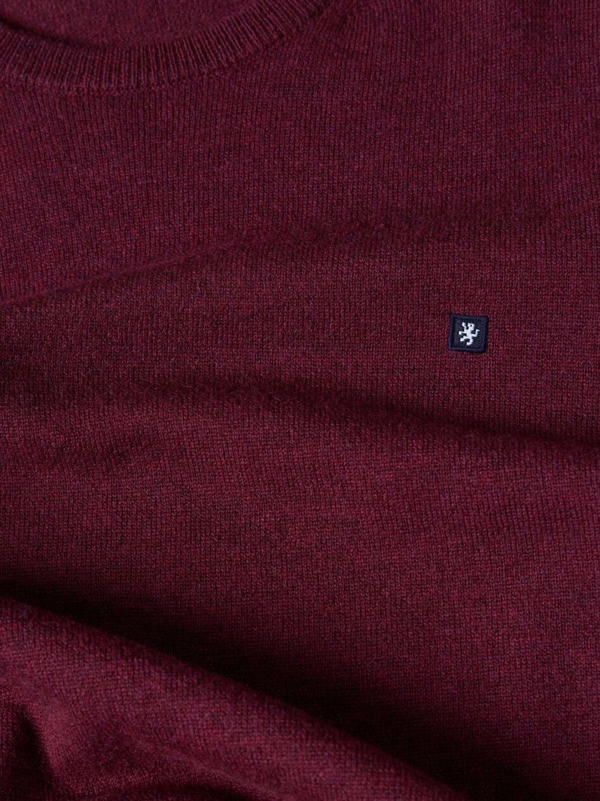 Camisola de lã decote redondo