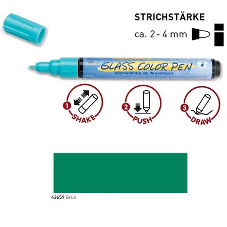 KREUL Glass ColorPen Grün
