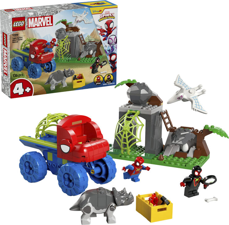 Lego Team Spideys dinotruck-redning 11199