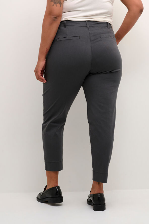 Kaffe Curve KCleana Chino 7/8 Pants Dark shadow