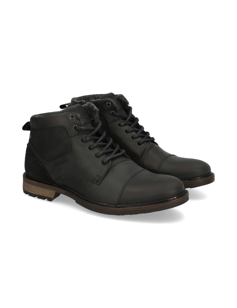 Lederkombination Boot