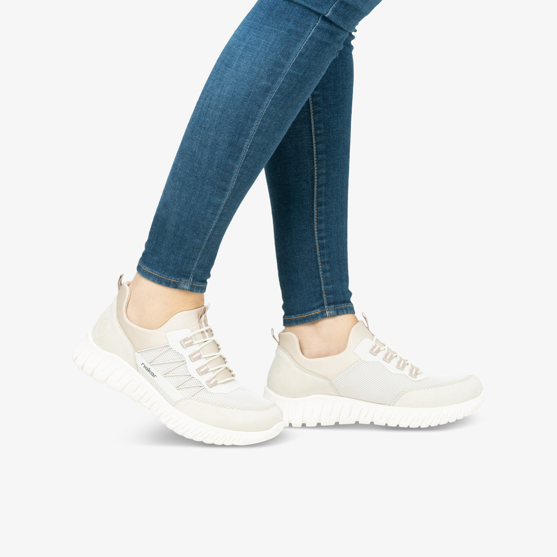rieker Damen Sneaker Low beige