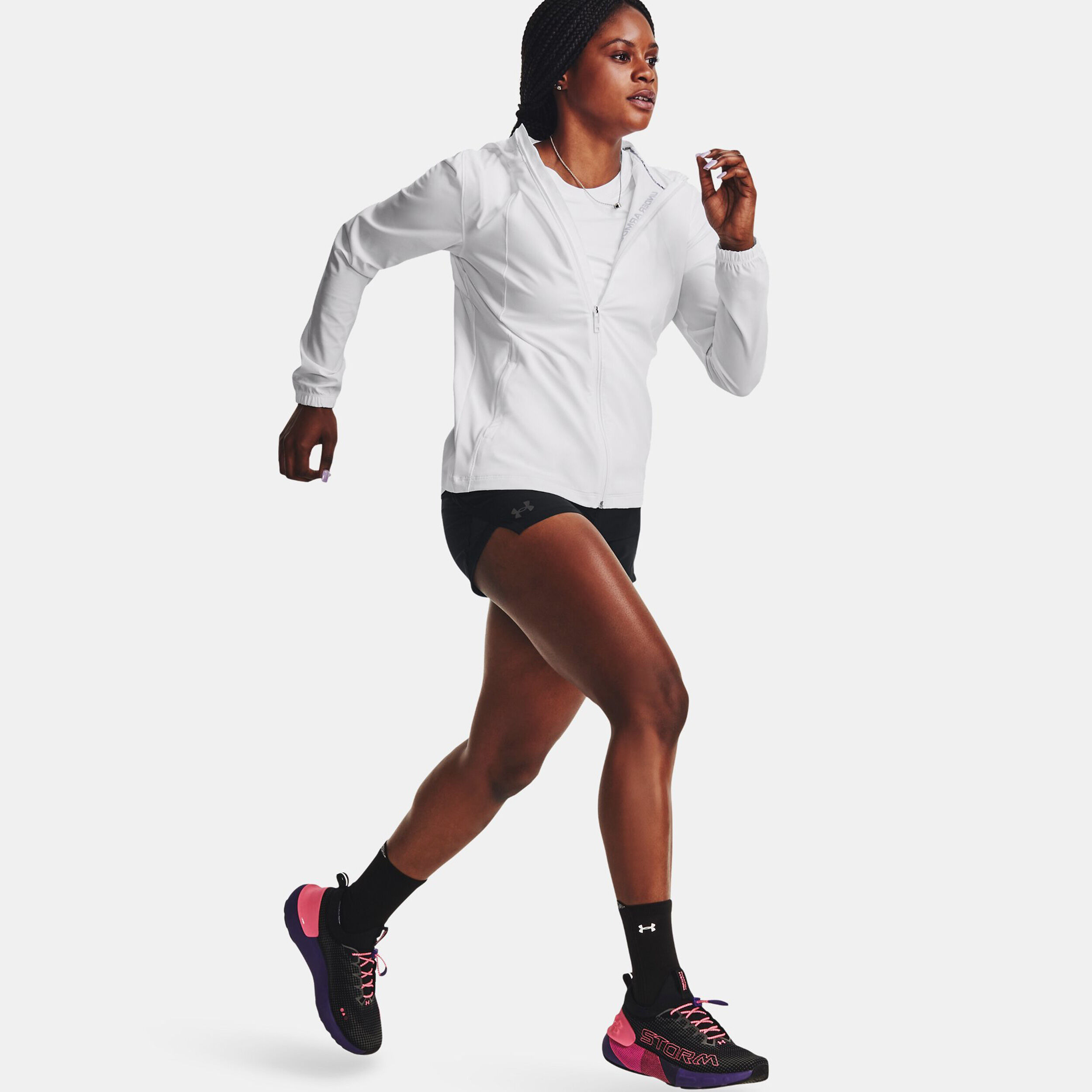 Under Armour Run Stamina 3in Shorts Femmes - Noir