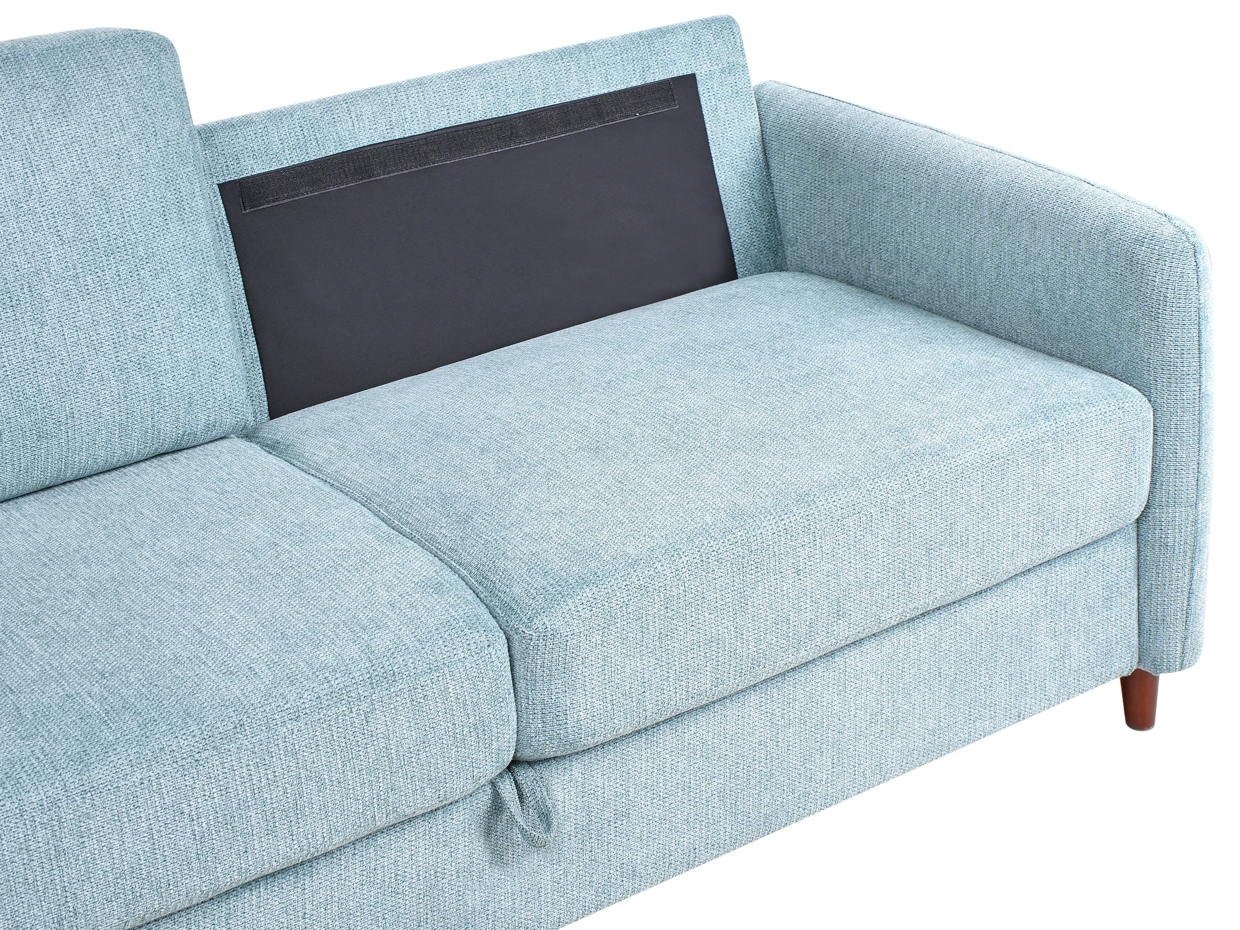 Bankenset 5-zits MARE Stof Blauw met opbergruimte