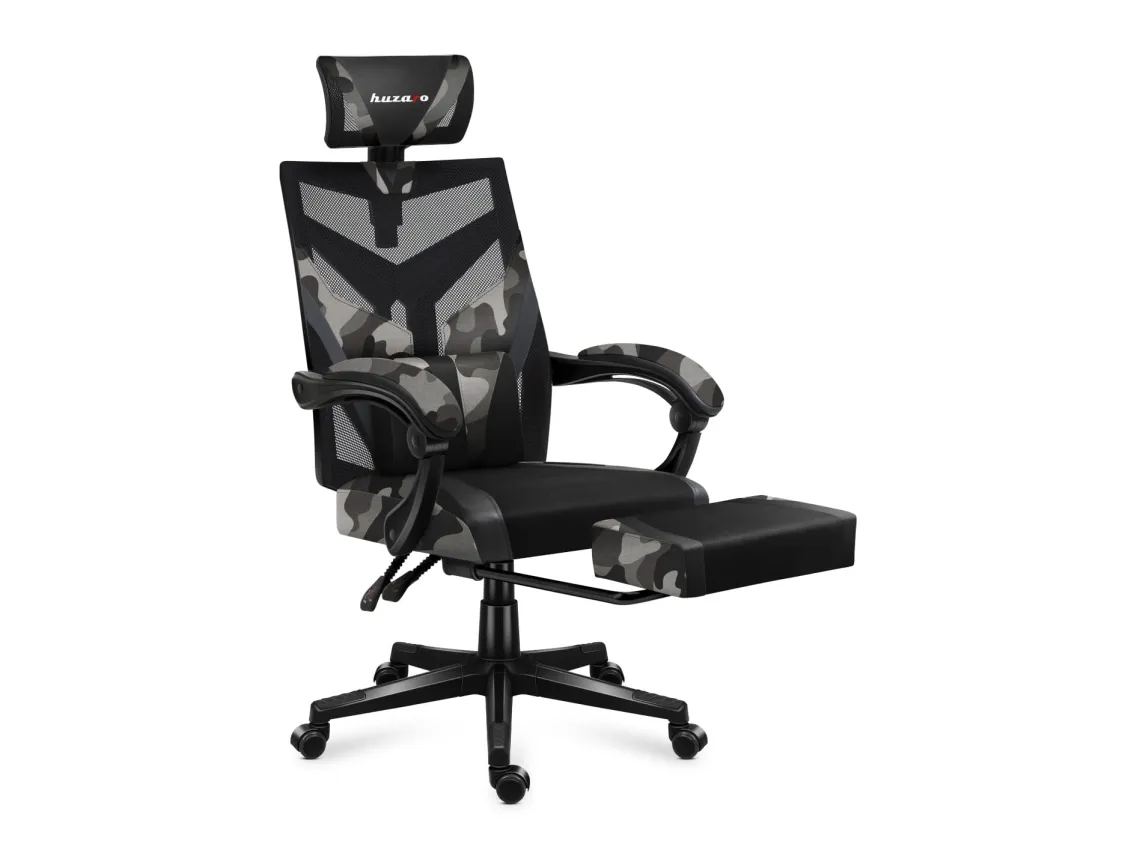 Huzaro Combat 5.0, PC gamingstol, 140 kg, Trådsæde, Ryglæn i net, PC, 610 x 610 mm